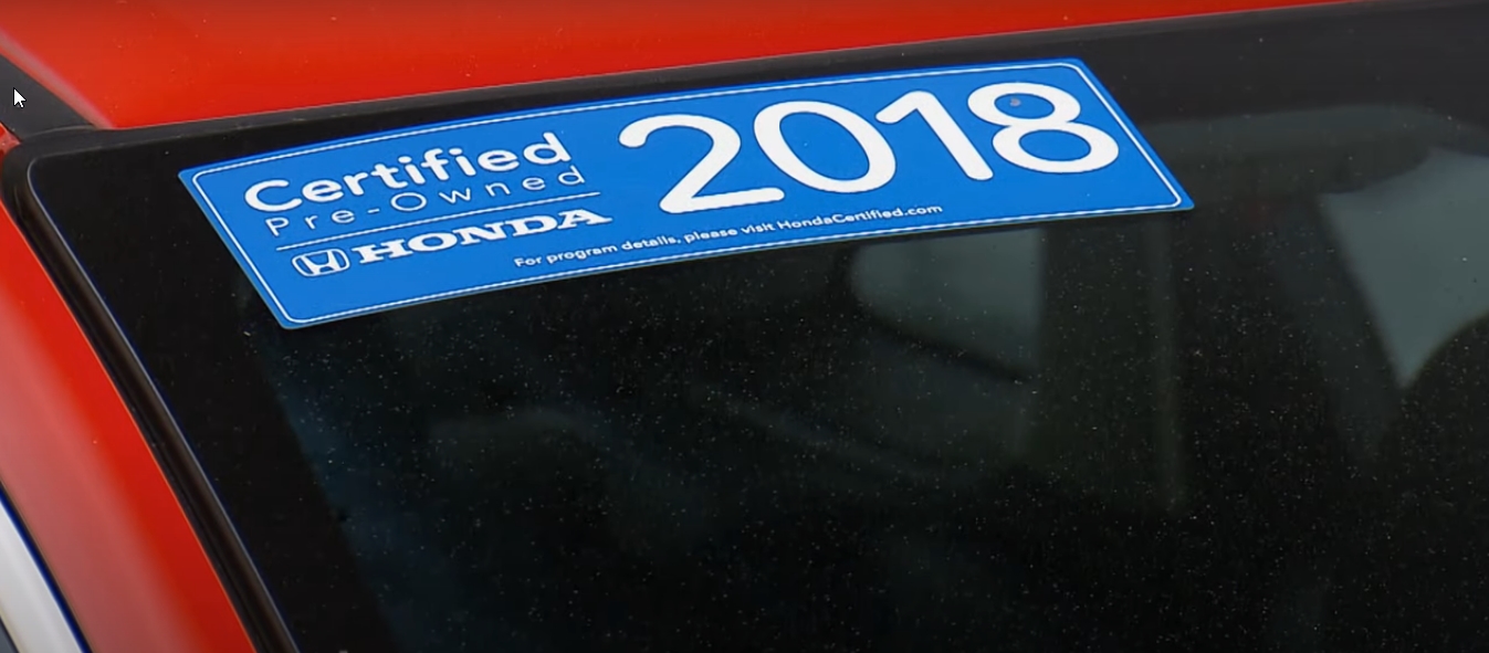 Certified Pre-Owned Vehicle